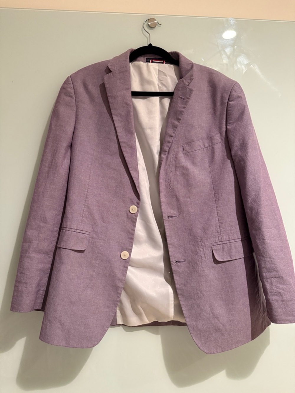 Tommy Hilfiger Lavender Linen-Blend Sport Coat